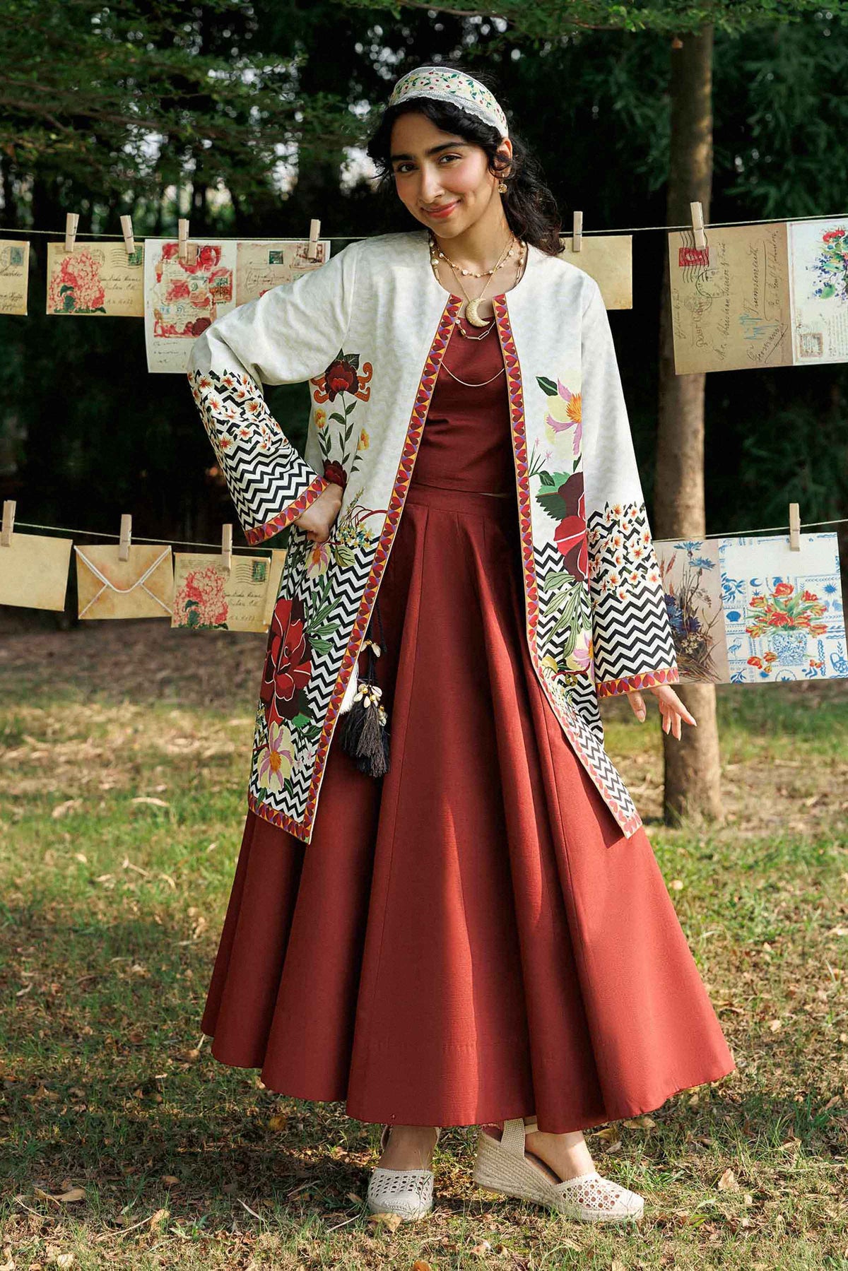Printed Jacket - PW25-556