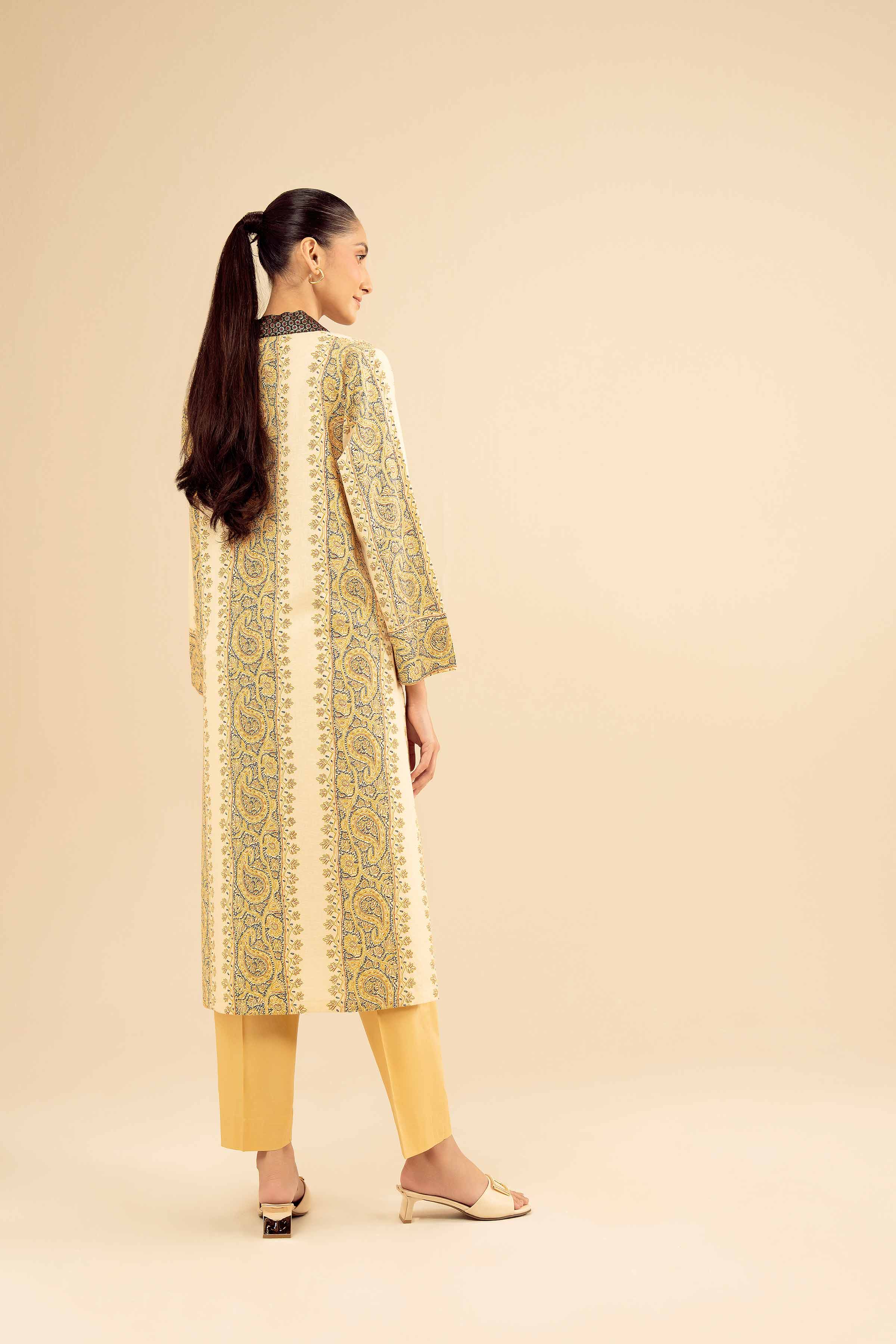Printed Embroidered Shirt - PW25-569
