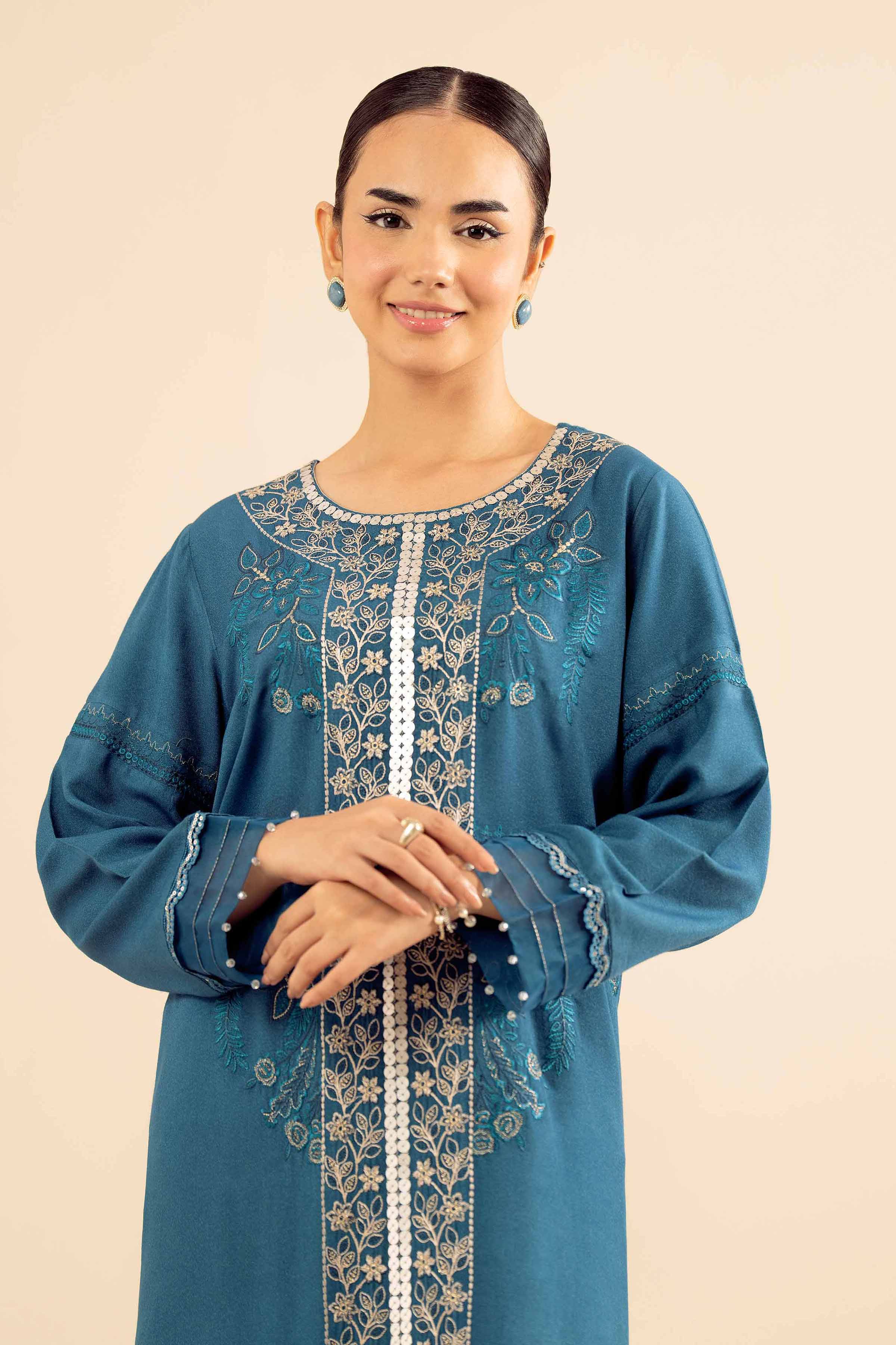 2 Piece - Embroidered Suit - PW25-575