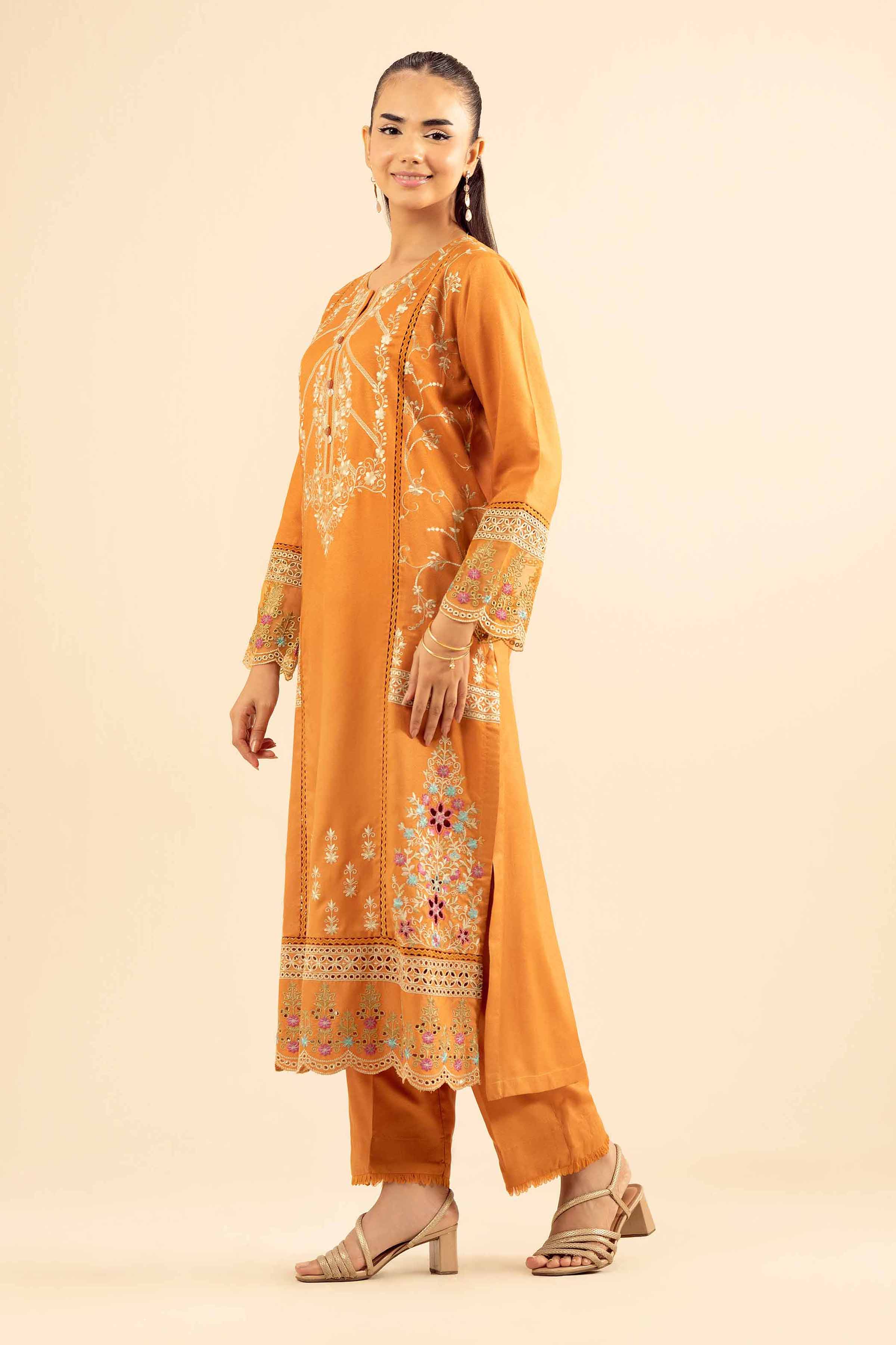 2 Piece - Embroidered Suit - PW25-577