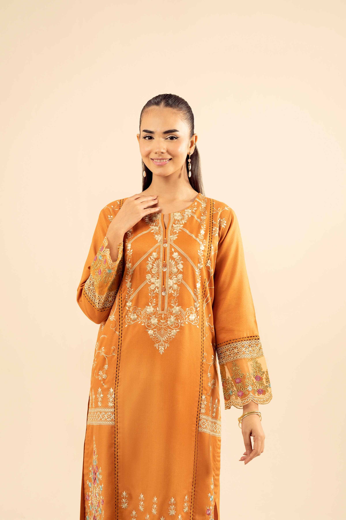 2 Piece - Embroidered Suit - PW25-577
