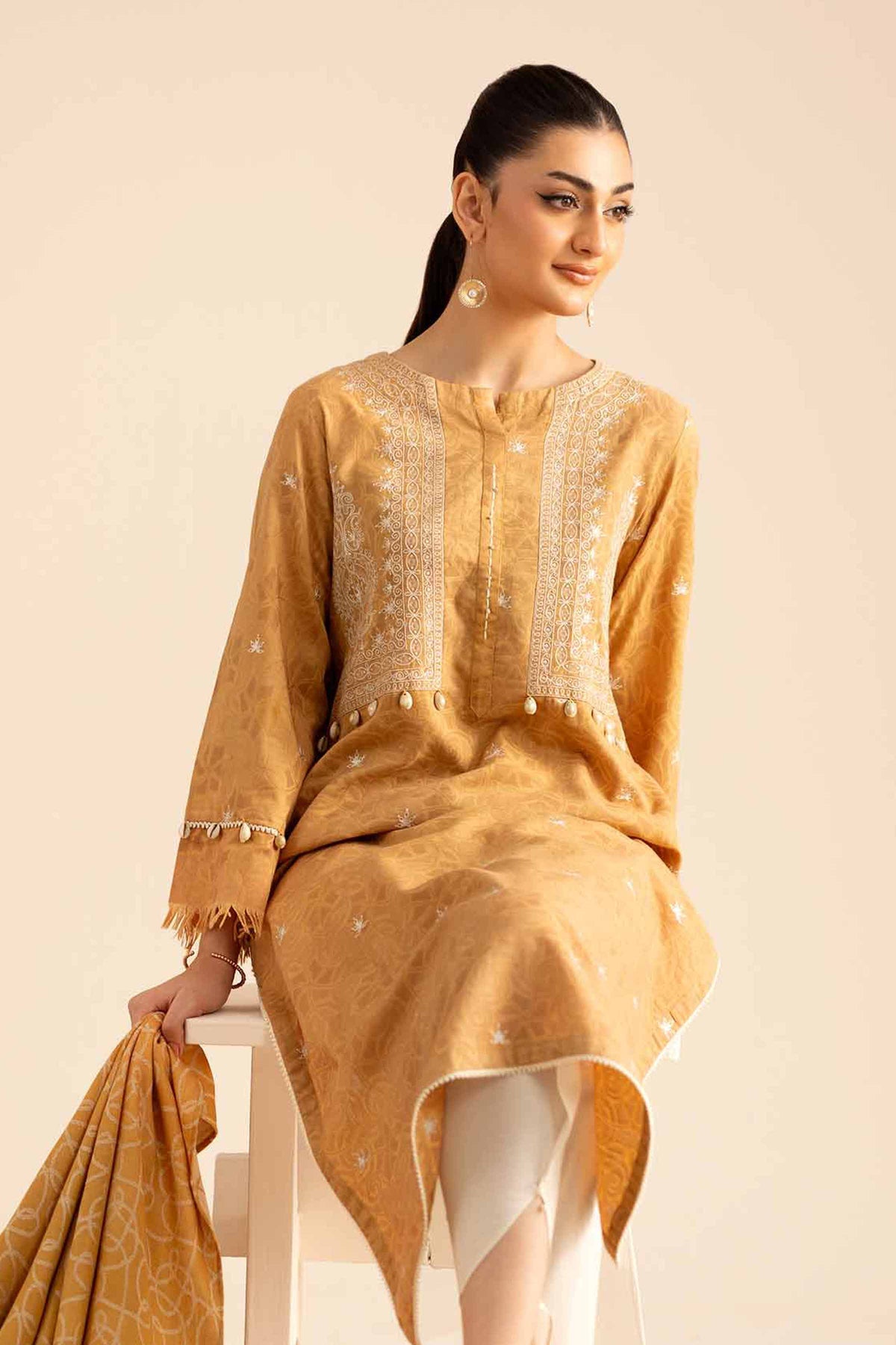 2 Piece - Embroidered Suit - PW25-92
