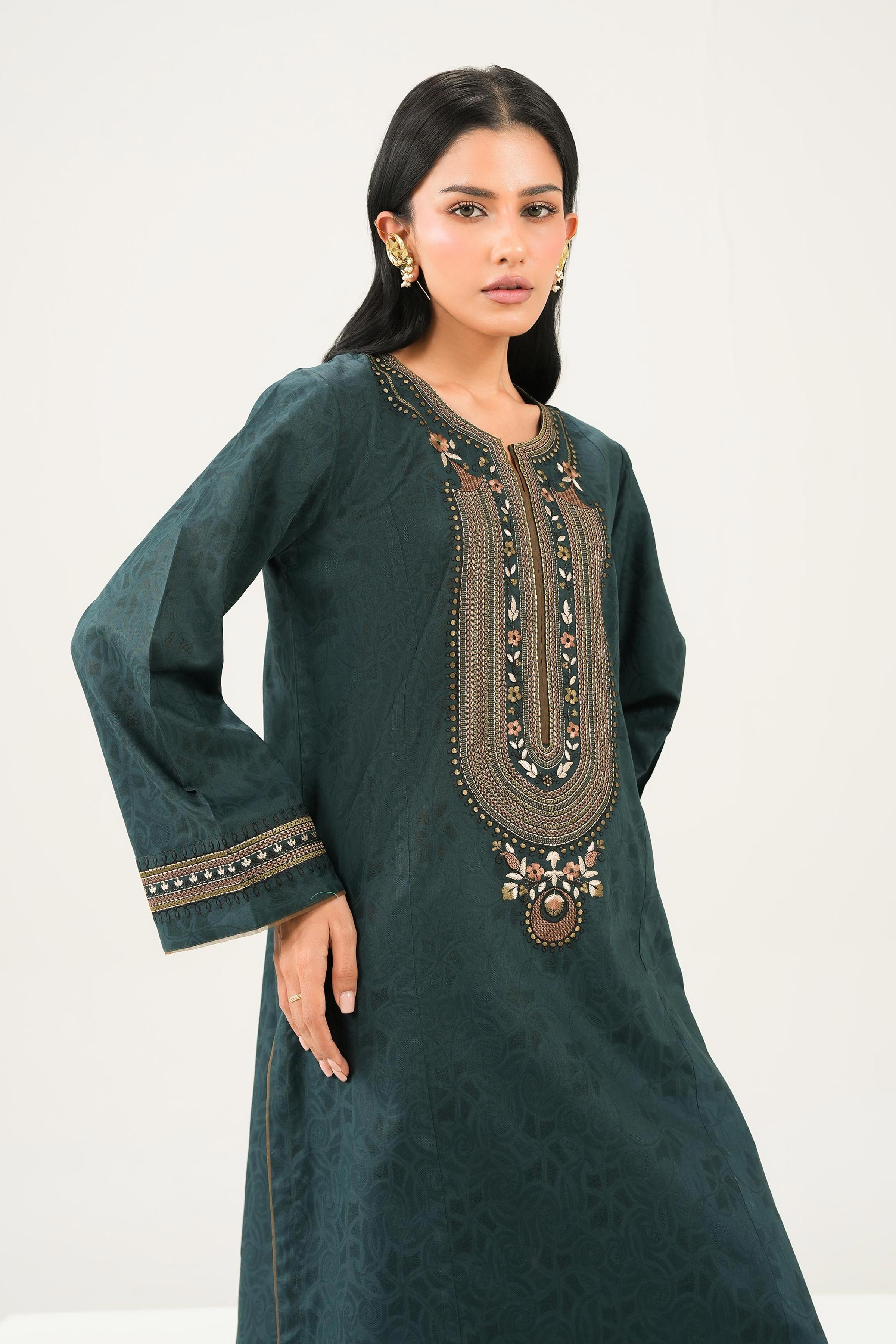 2 Piece - Embroidered Suit - PW25-93