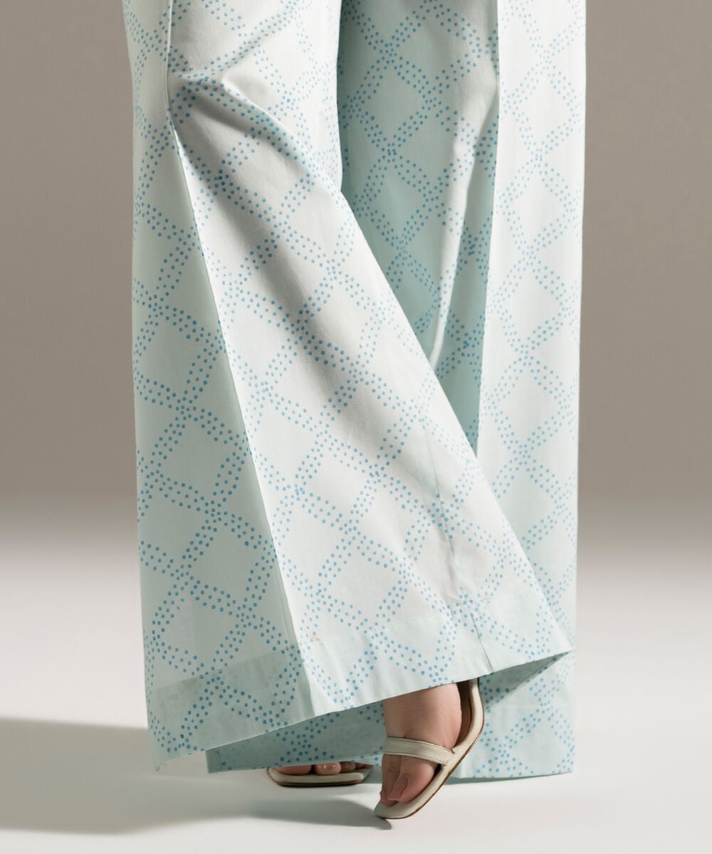 Printed Cambric Flared Pants PW26CASTV84T