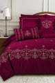 Paradise T-400 Embroidered Quilt Cover Set