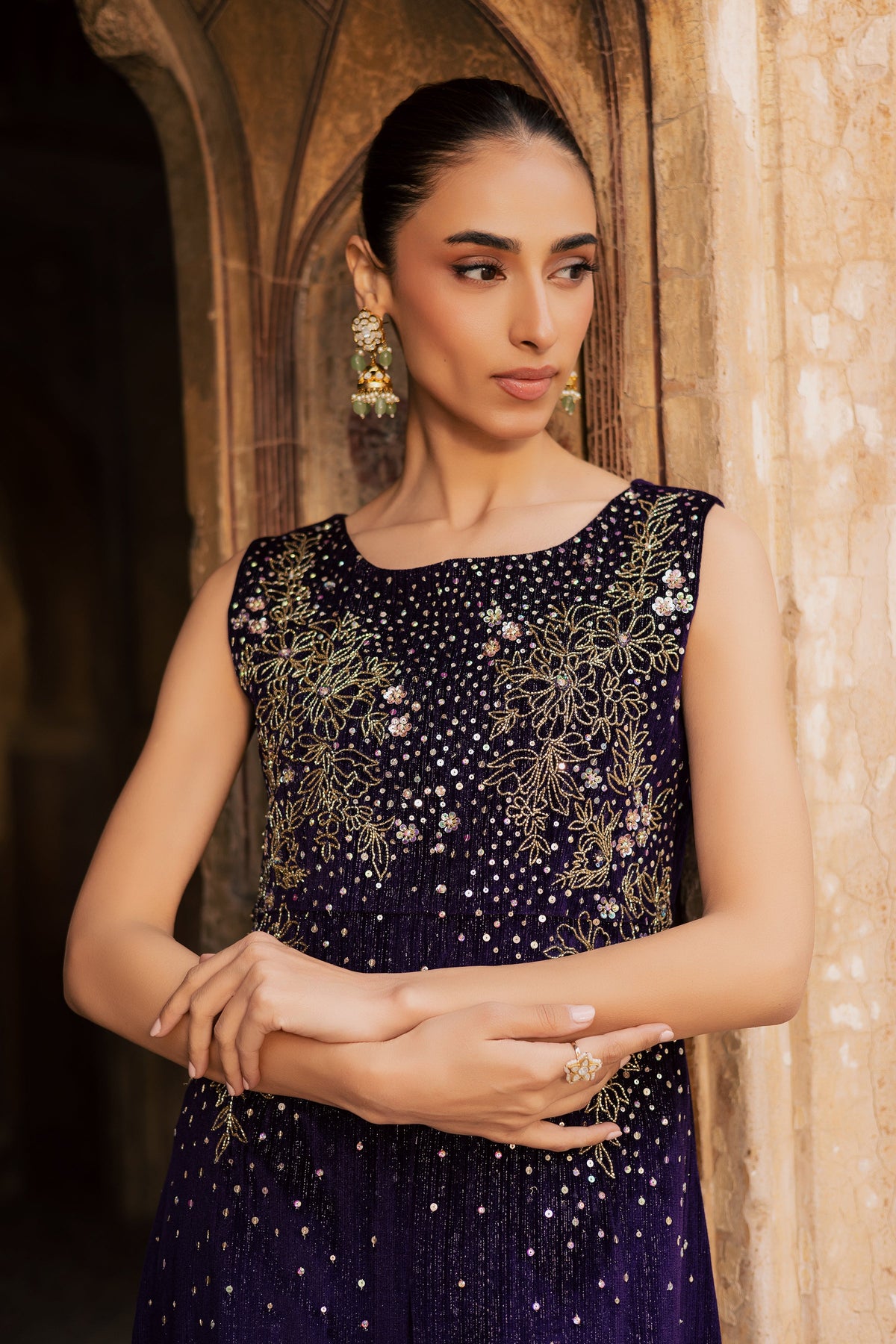Parisa 2Pc - Velvet Formal Dress