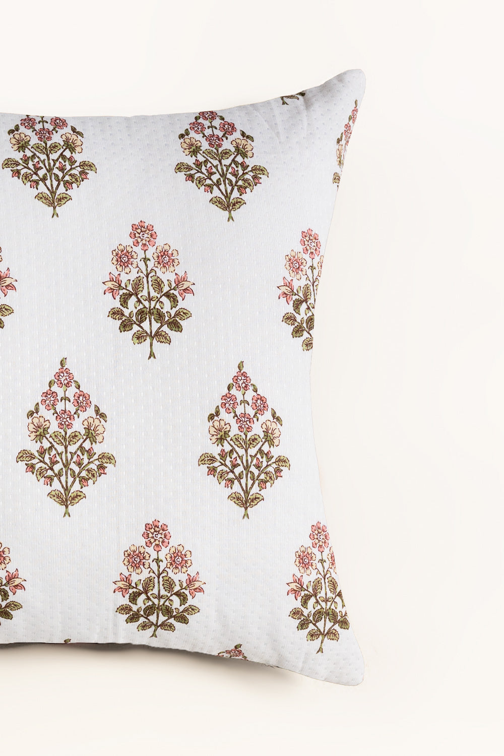 Pastel Bloom Matelasse Cushion Cover