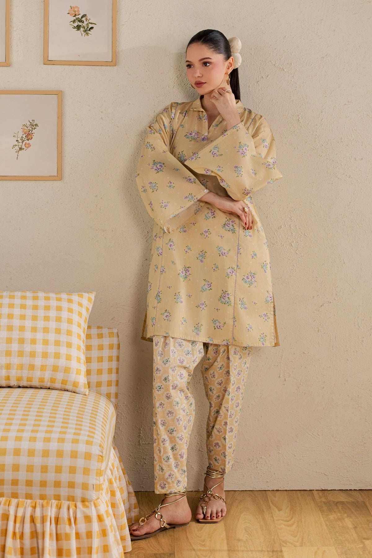 Pineapple 2Pc - Printed Lawn Dress