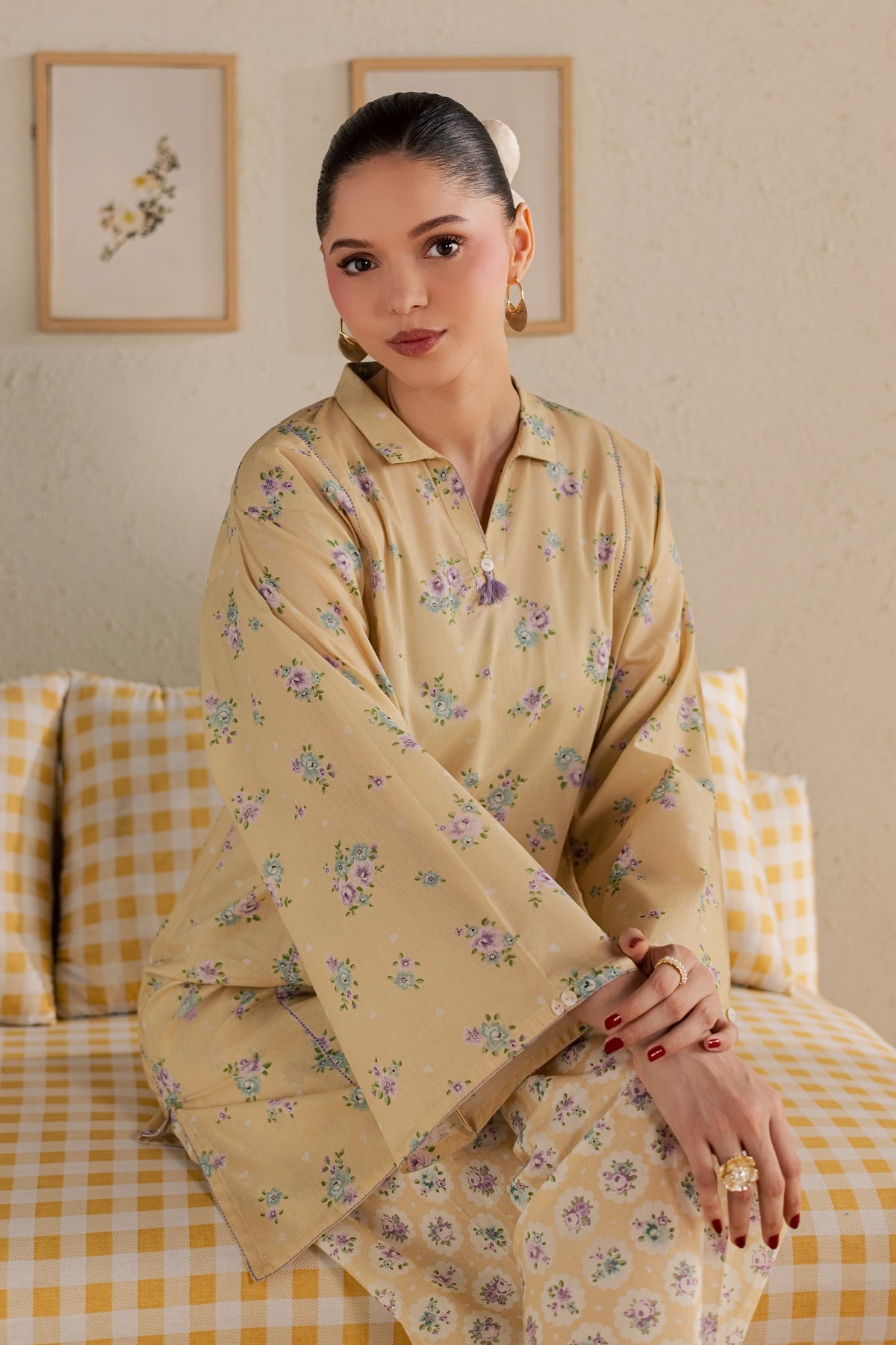 Pineapple 2Pc - Printed Lawn Dress