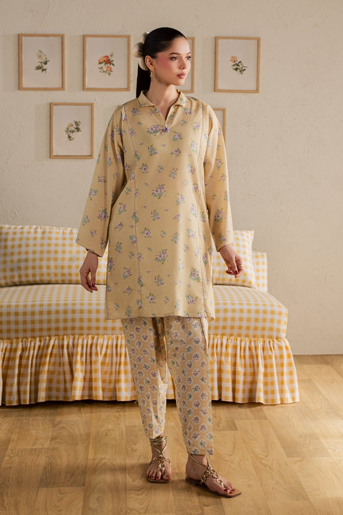Pineapple 2Pc - Printed Lawn Dress