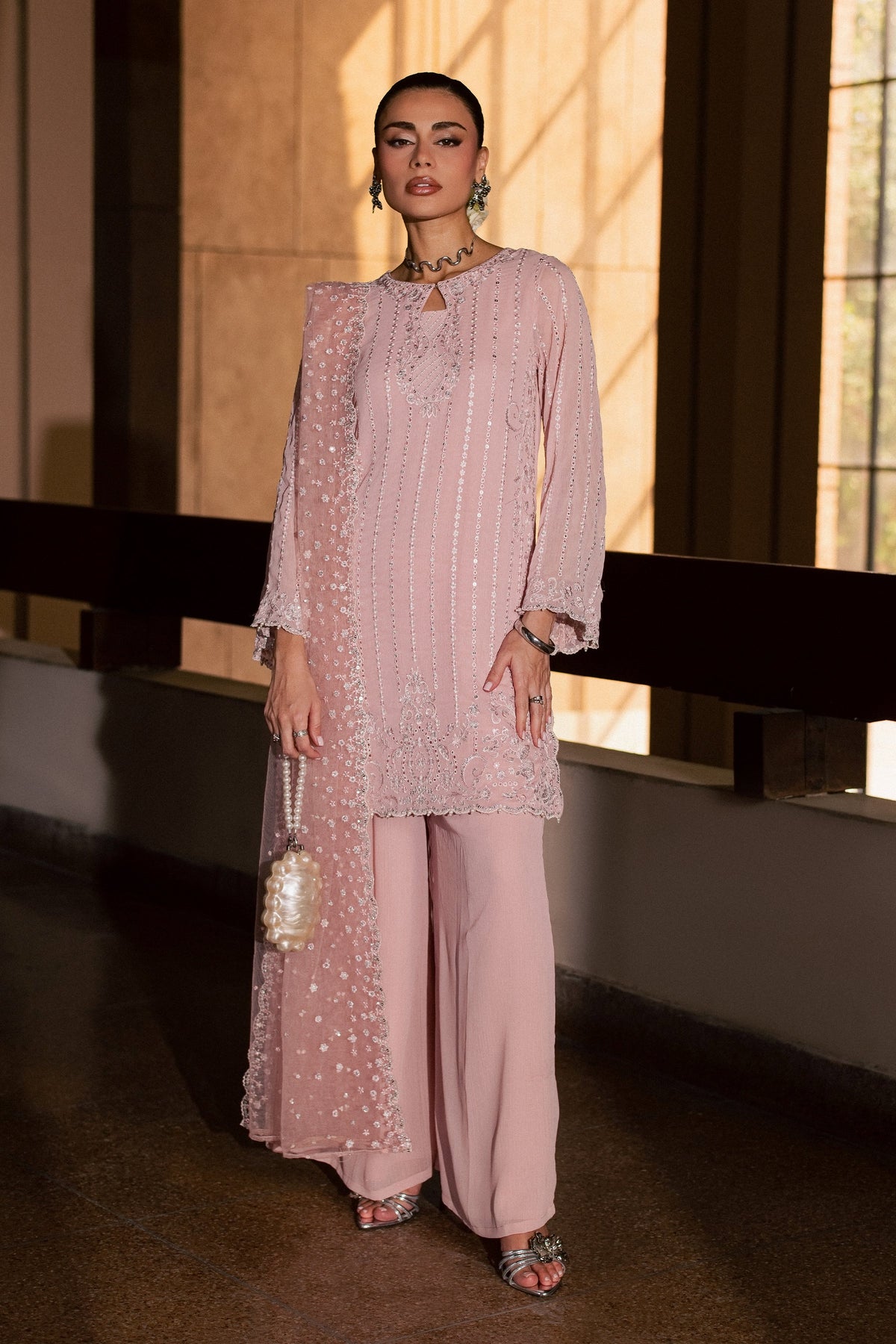 Pink Aurelia 3Pc - Festive Luxe Pret