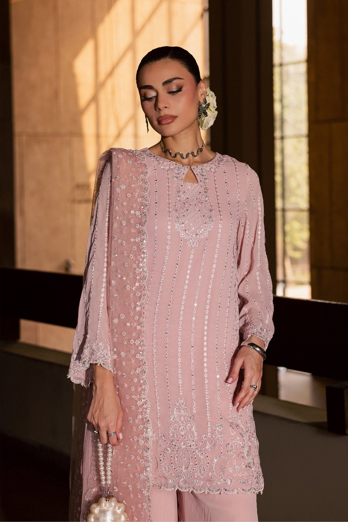 Pink Aurelia 3Pc - Festive Luxe Pret