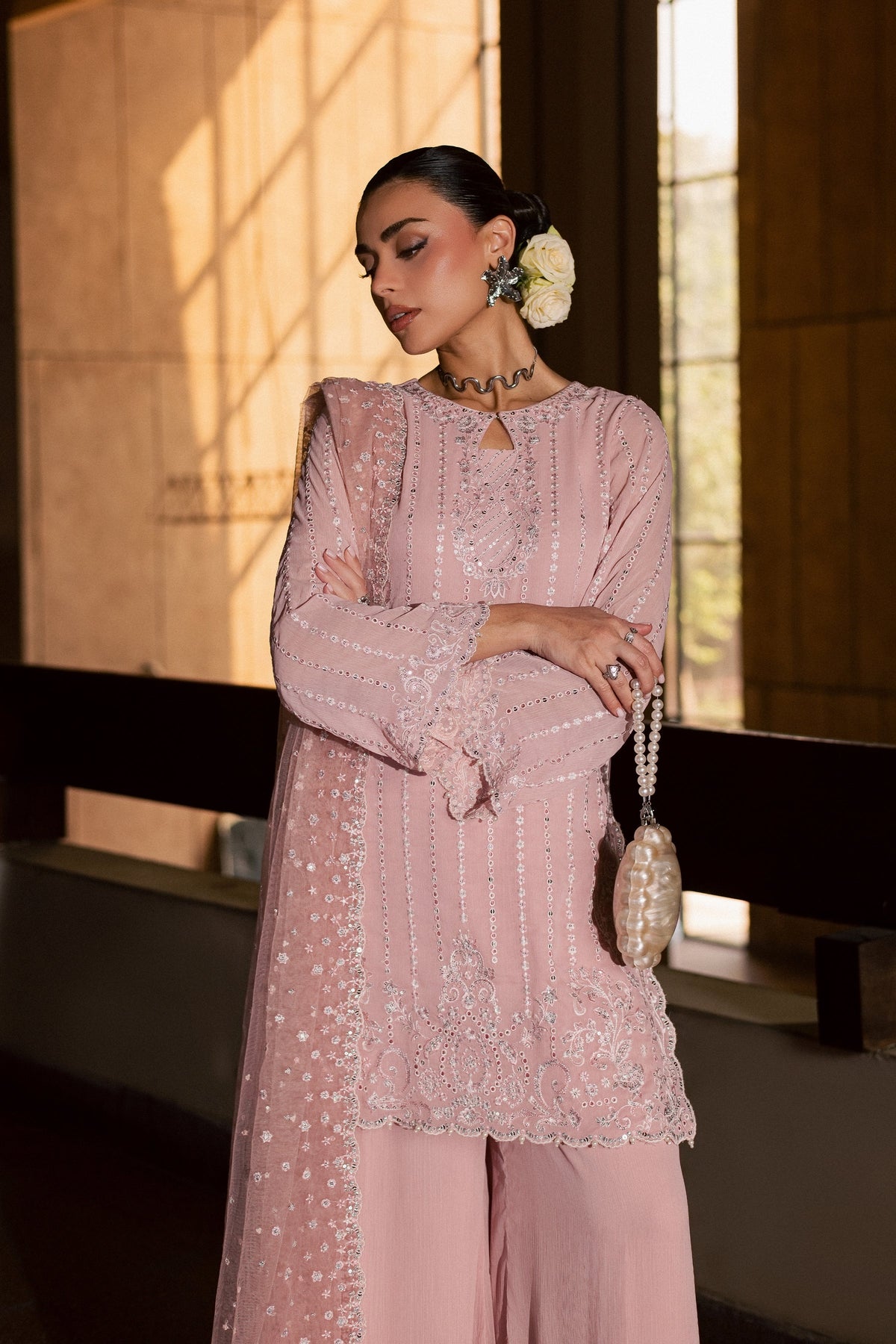 Pink Aurelia 3Pc - Festive Luxe Pret