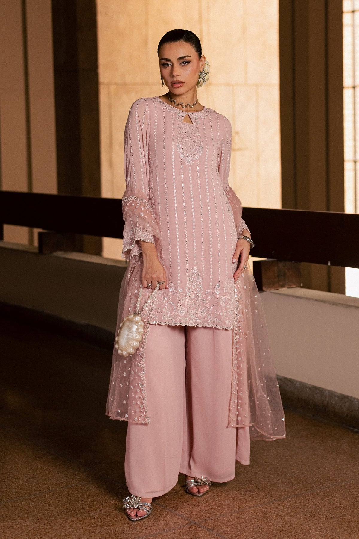 Pink Aurelia 3Pc - Festive Luxe Pret