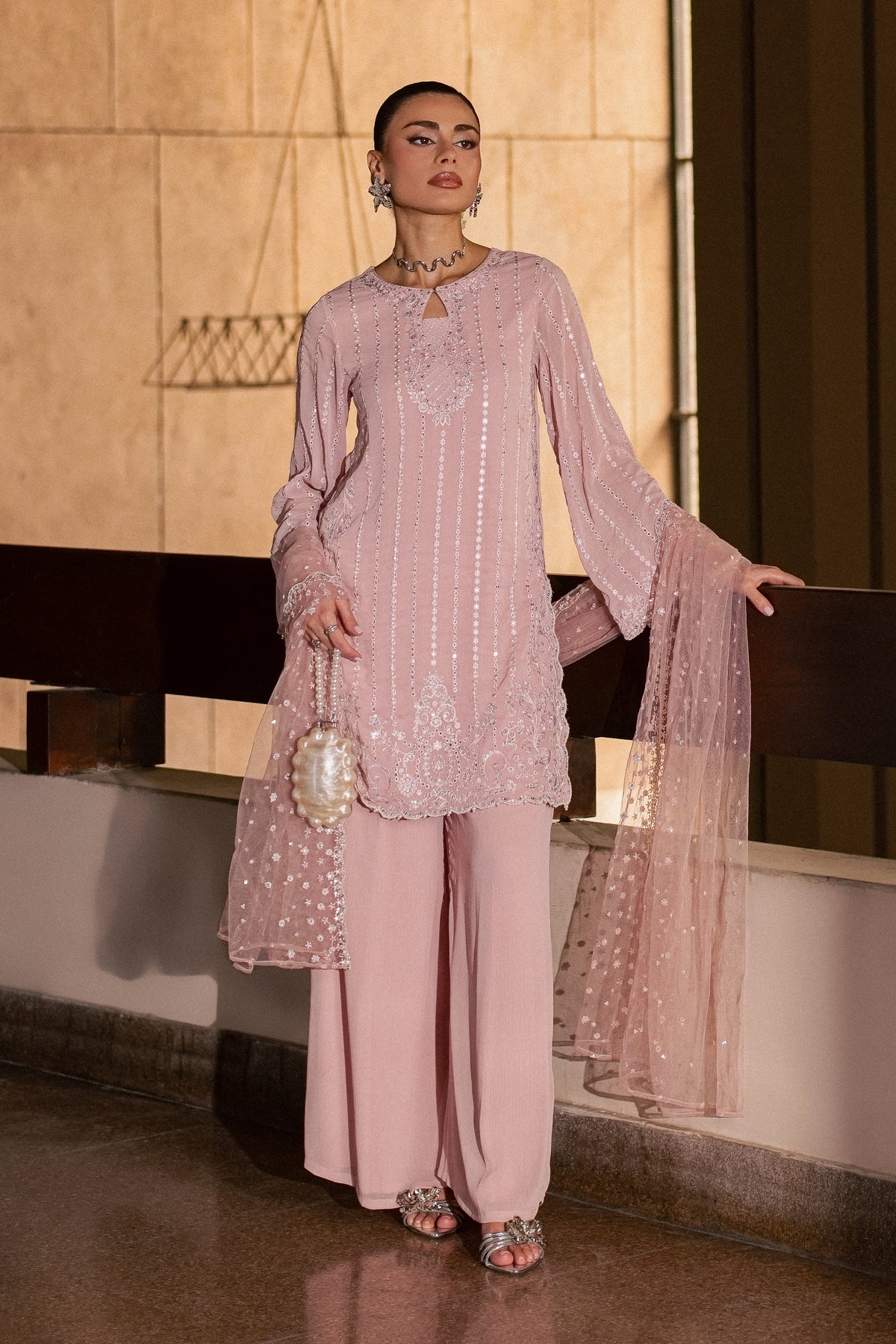 Pink Aurelia 3Pc - Festive Luxe Pret