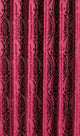 Pink Bud Chenille Curtain