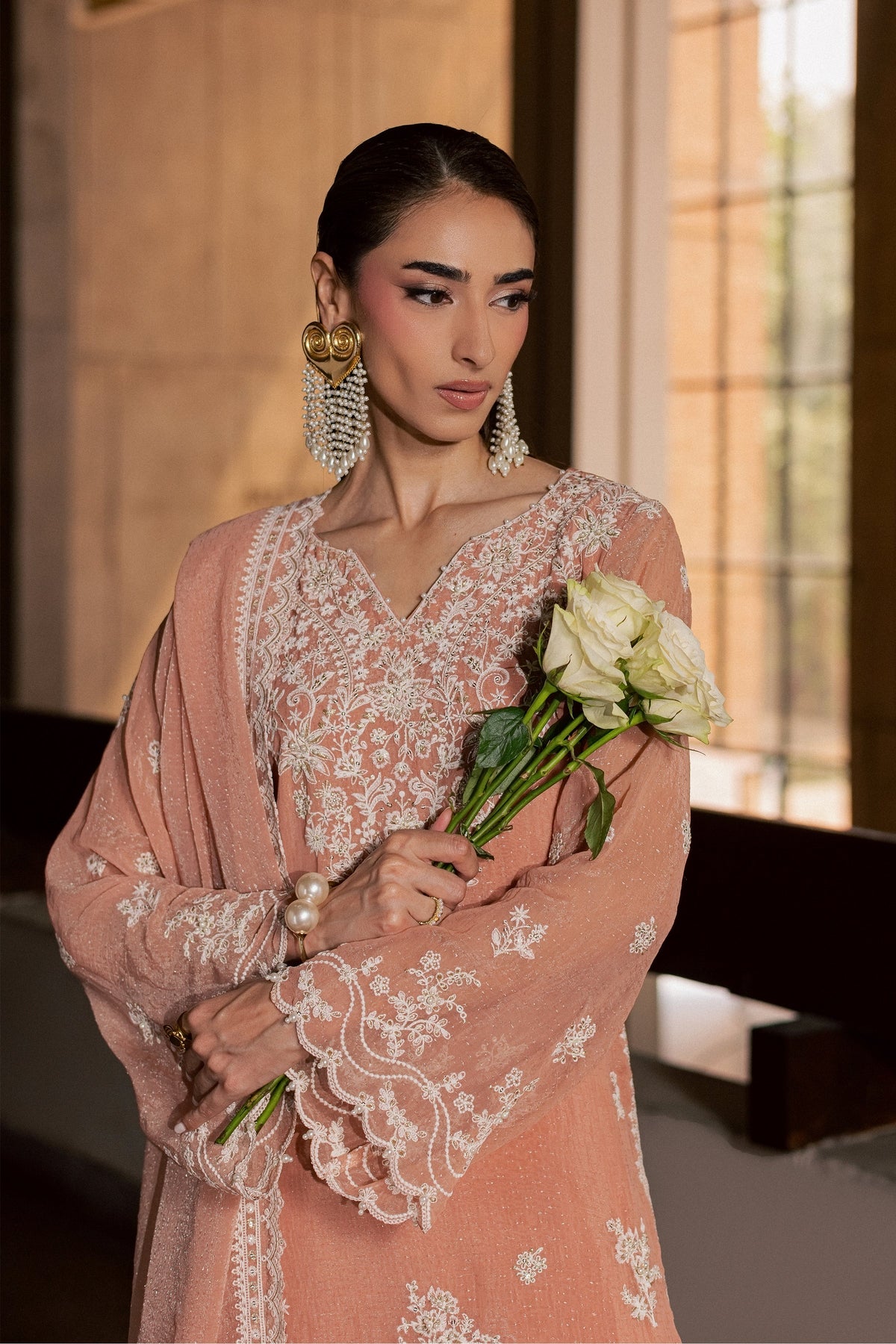 Pink Hoor 3Pc - Festive Luxe Pret