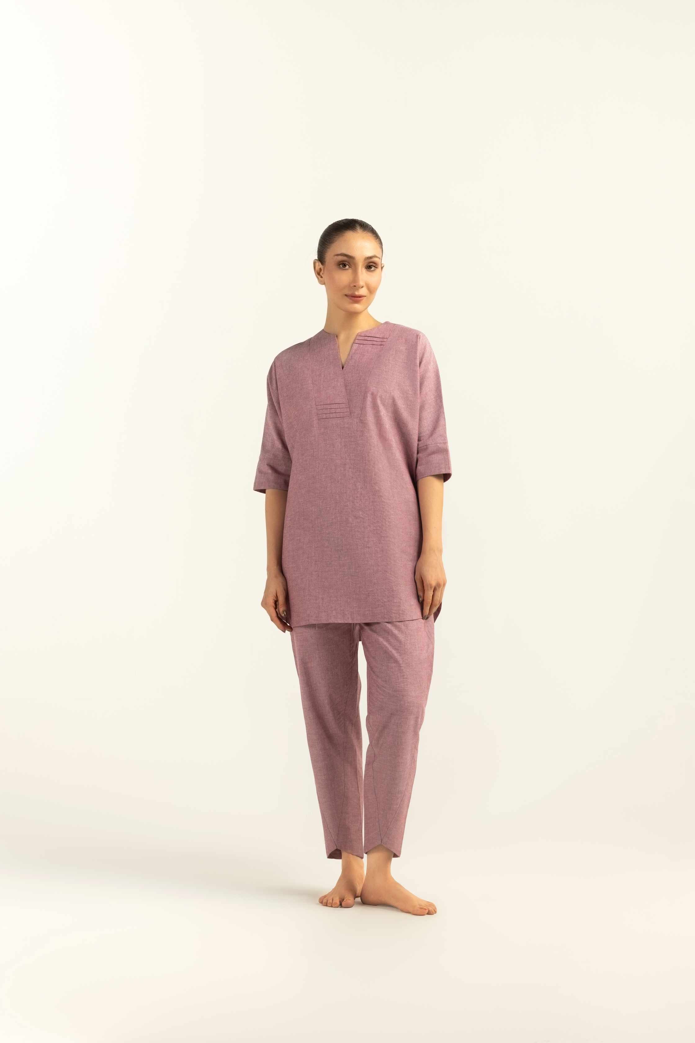 Pink Sham Matching Set