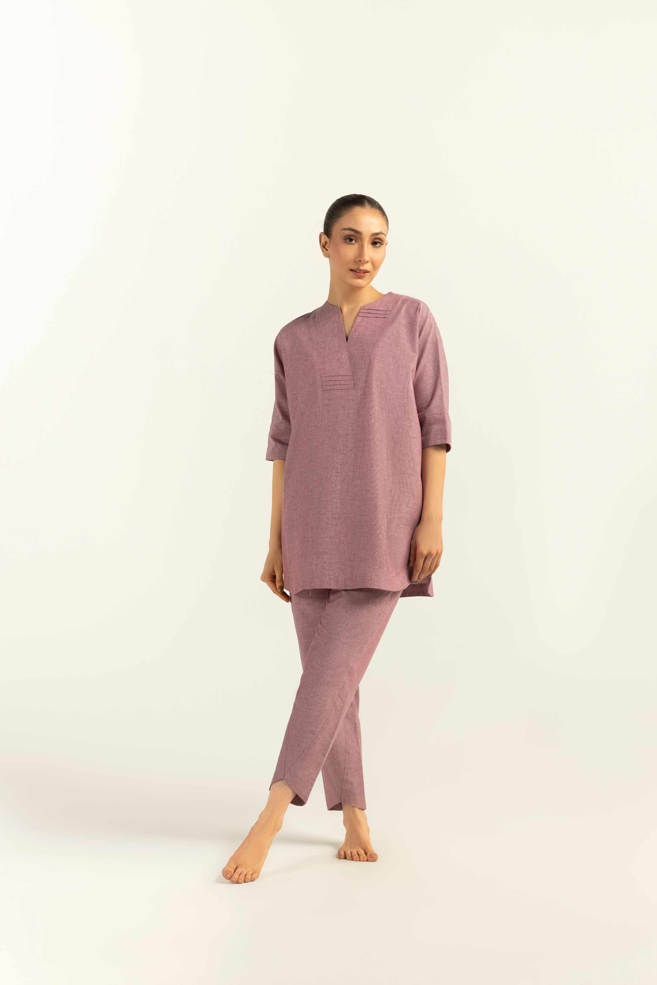 Pink Sham Matching Set