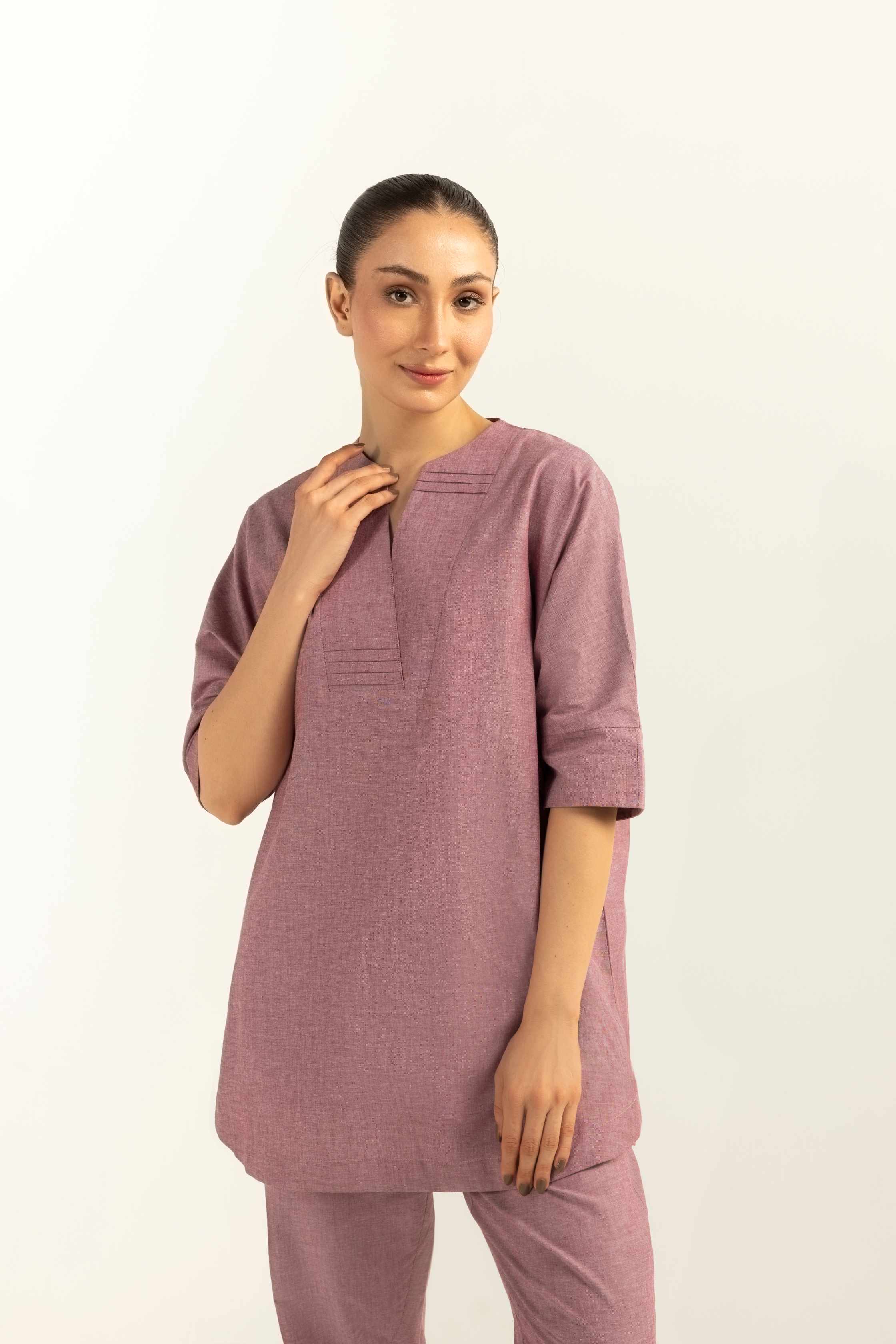 Pink Sham Matching Set