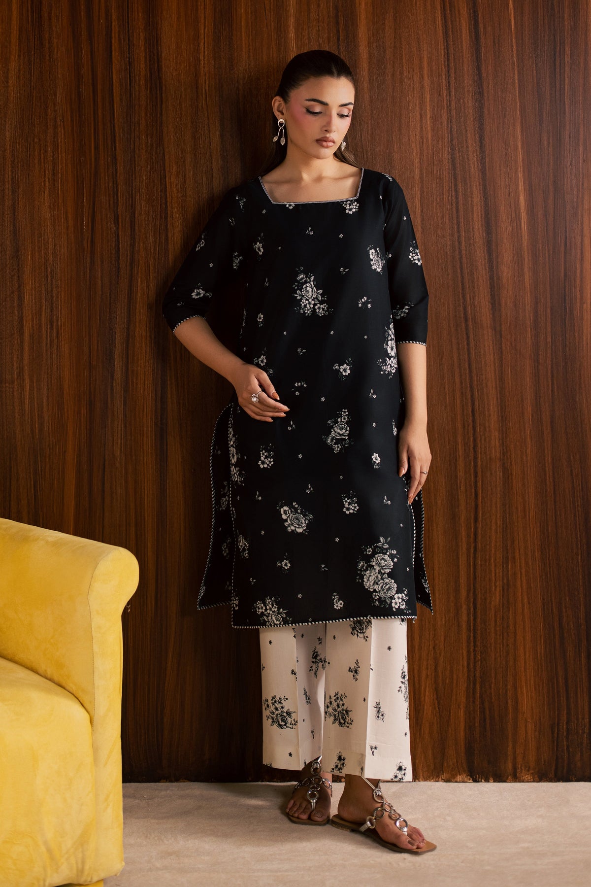 Preppy 2Pc - Printed Lawn Dress