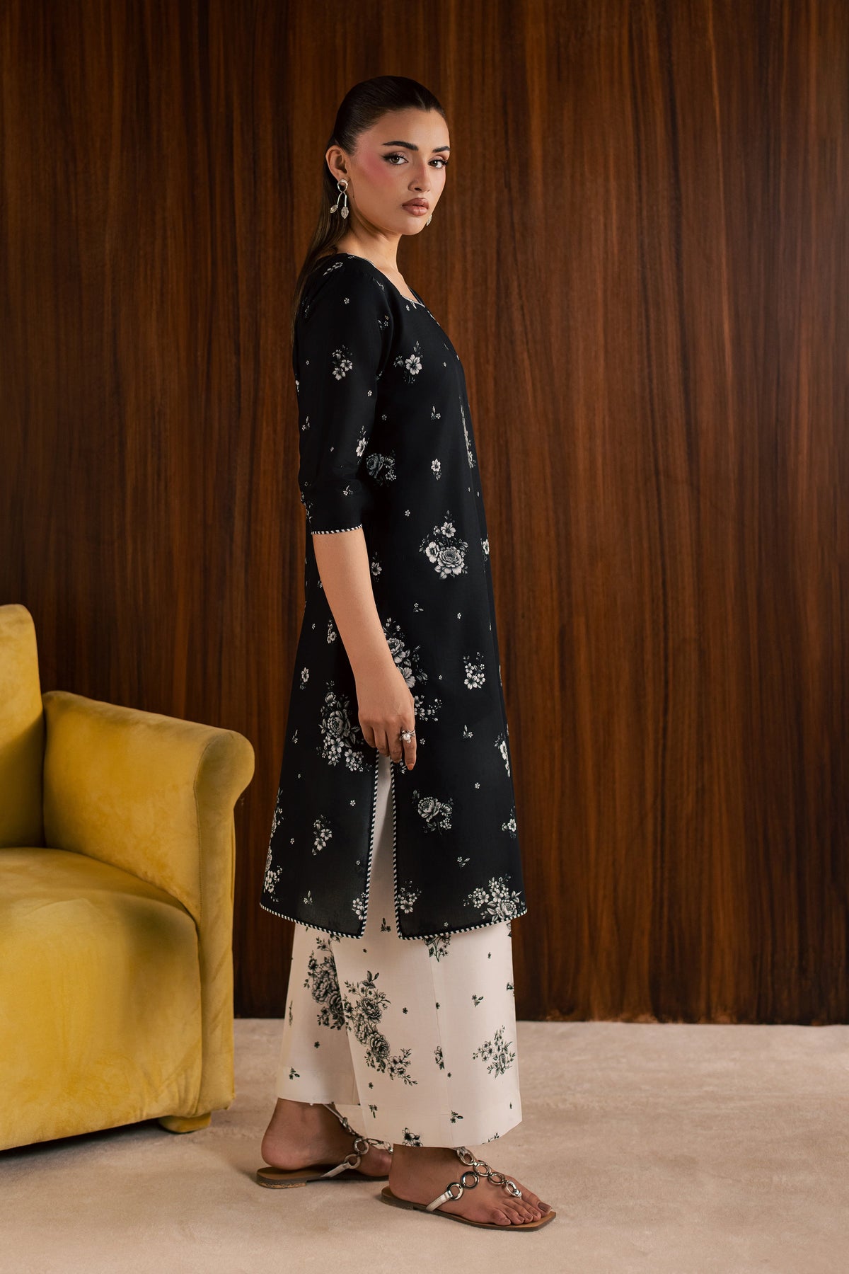 Preppy 2Pc - Printed Lawn Dress