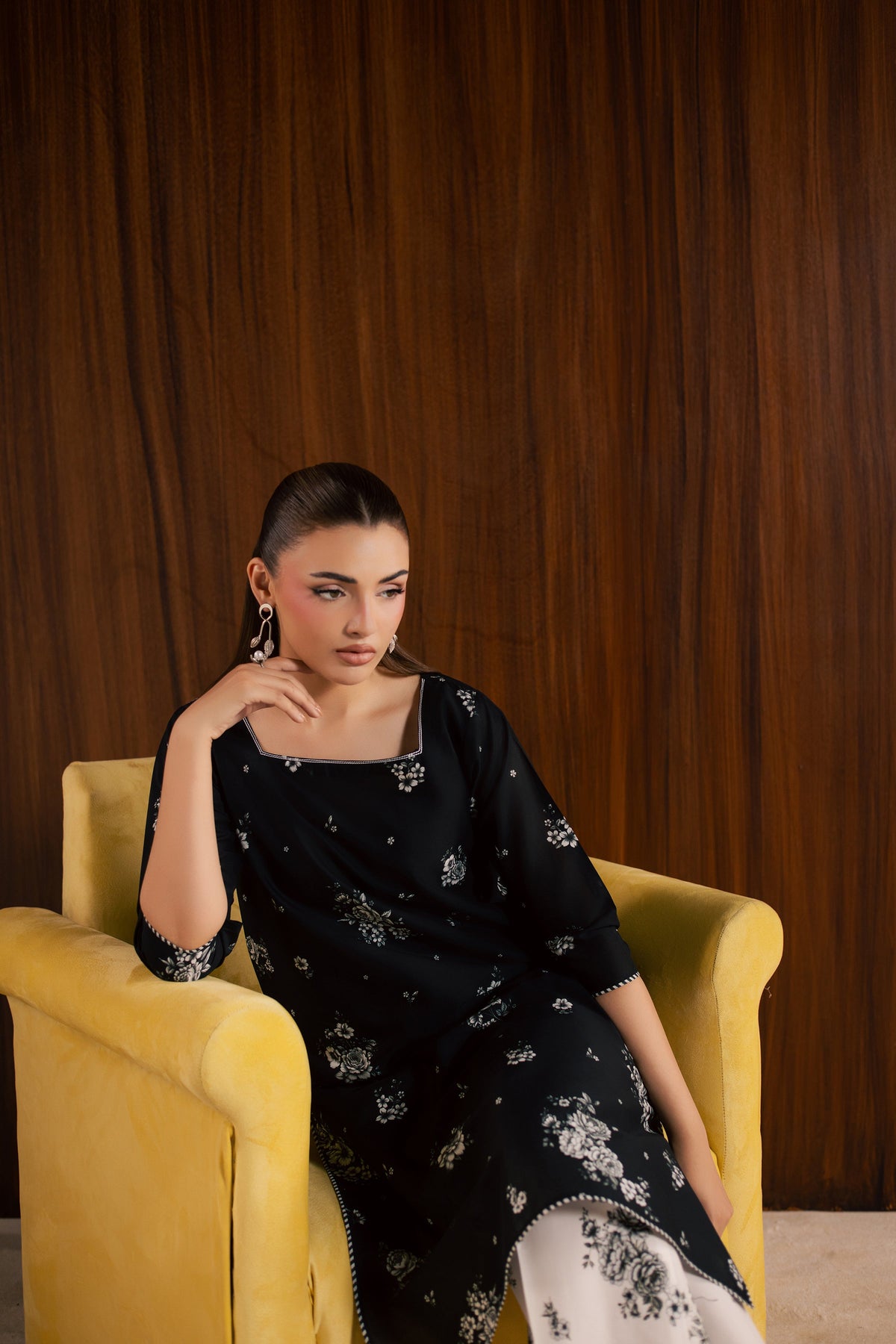 Preppy 2Pc - Printed Lawn Dress