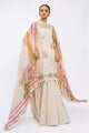 3 Piece Sequins Embroidered Chiffon Suit with Inner and Sequins Embroidered Organza Details and Printed Chiffon Dupatta
