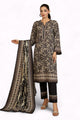 3 Piece Printed Cotton Linen Suit with Dupatta
