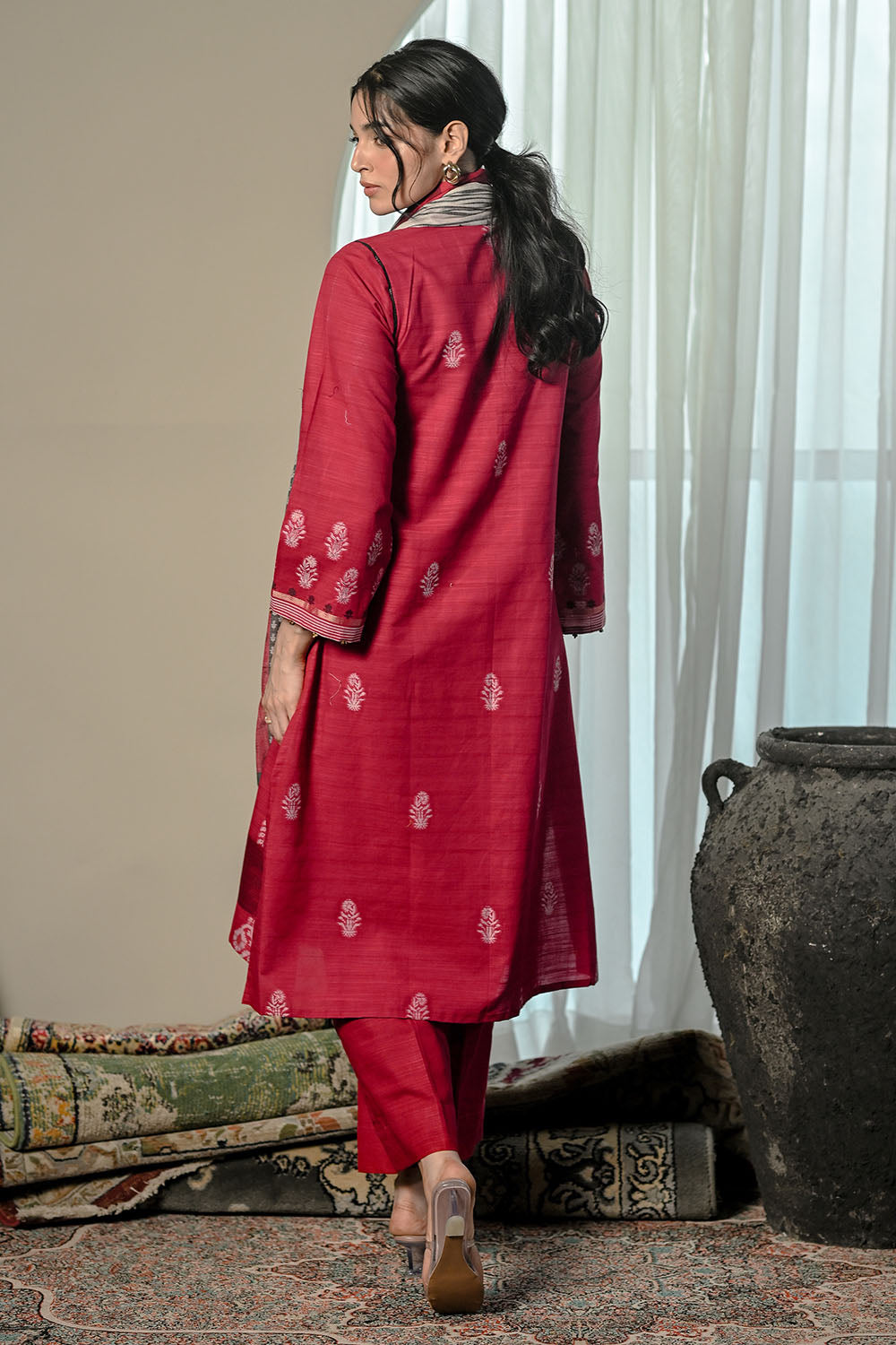 3 Piece Jacquard Suit