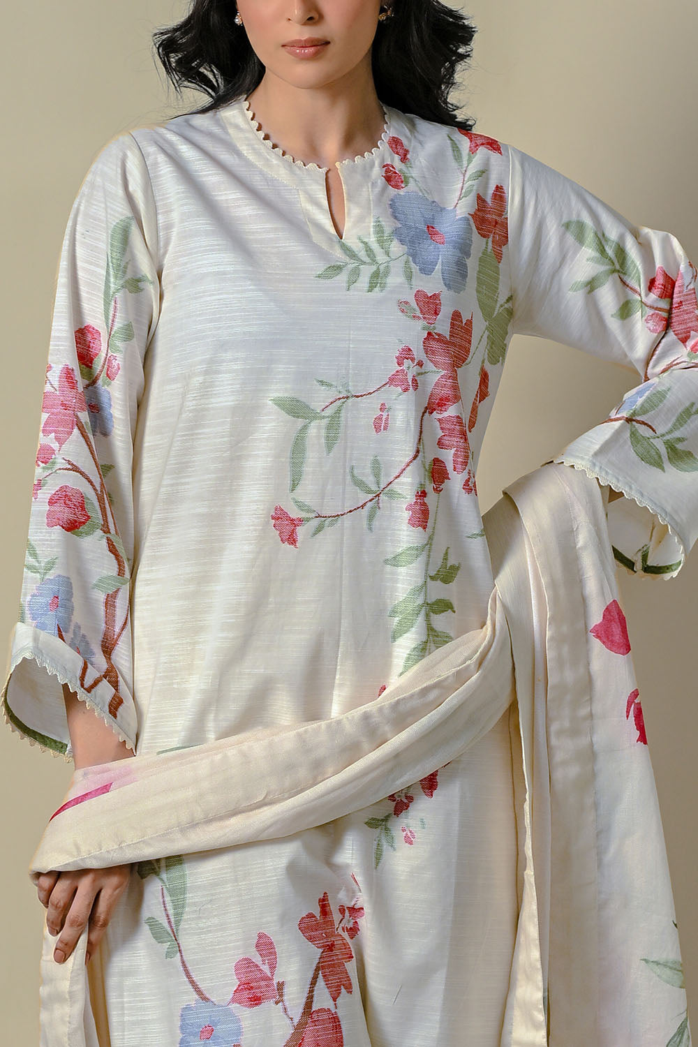 3 Piece Jacquard Suit