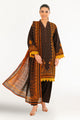 3 Piece Printed Khaddar Suit with Dupatta