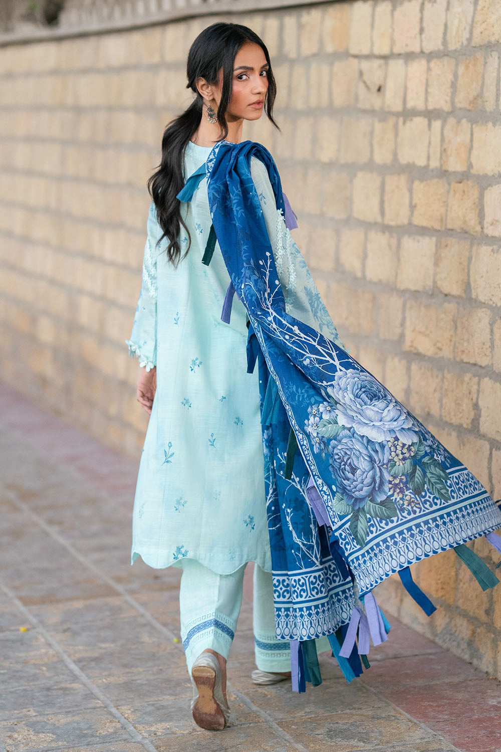 3 Piece Printed Khaddar Suit - W-FB-WCS-26-491799