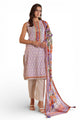 3 Piece Printed Lawn Suit with Embroidered Neckline