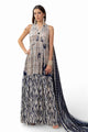 3 Piece Embroidered Printed Lawn Suit with Printed Trouser