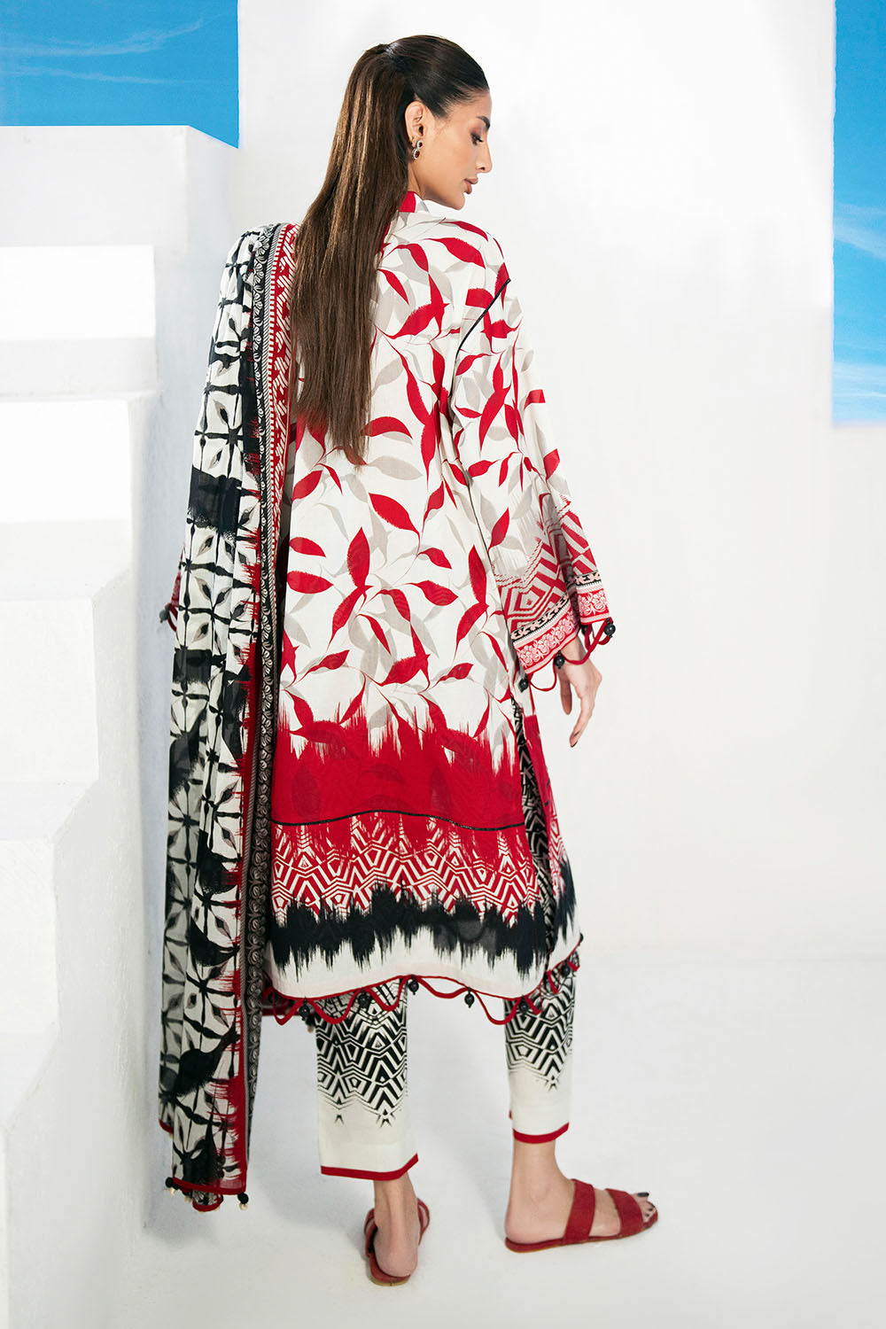 3 Piece Embroidered Printed Lawn Suit