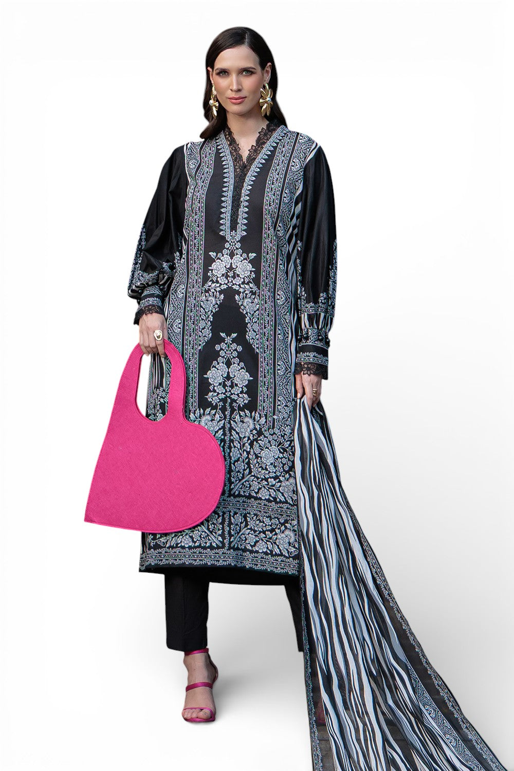 3 Piece Printed Lawn Suit