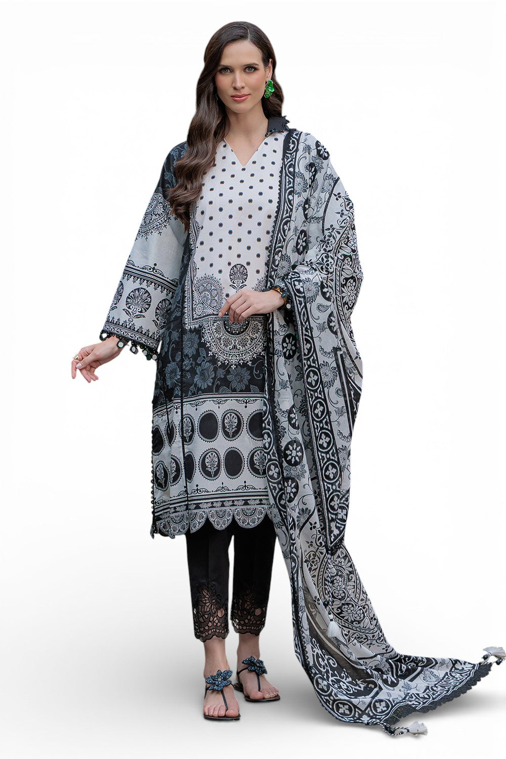 3 Piece Printed Lawn Suit