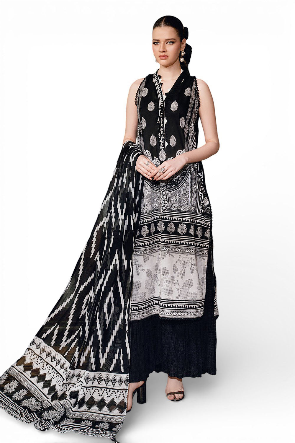 3 Piece Printed Lawn Suit