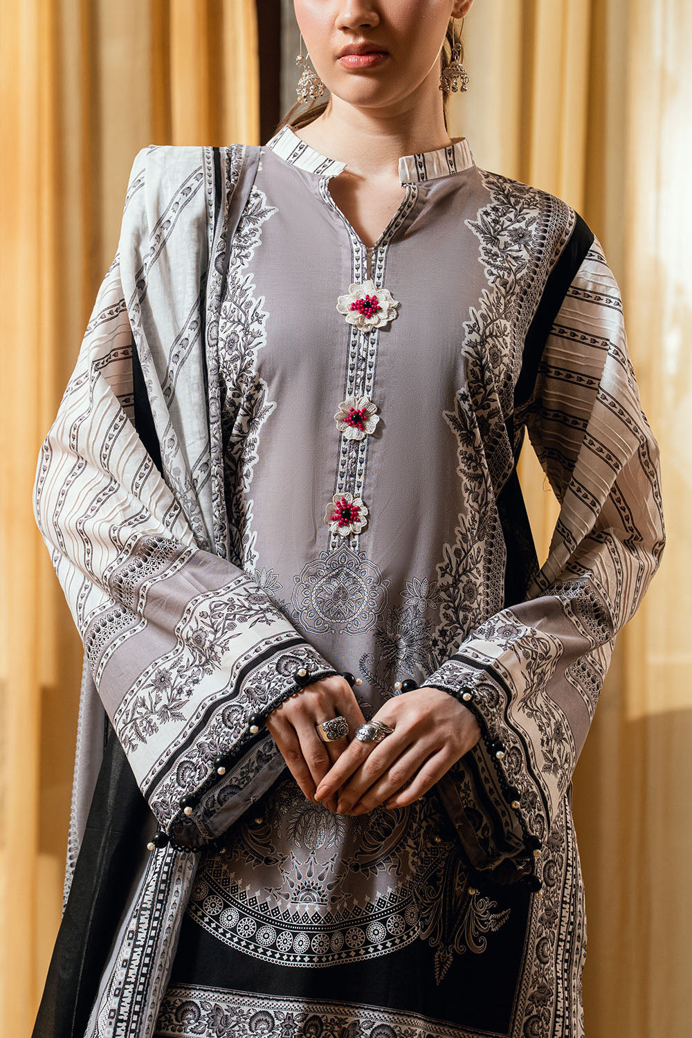3 Piece Printed Lawn Suit