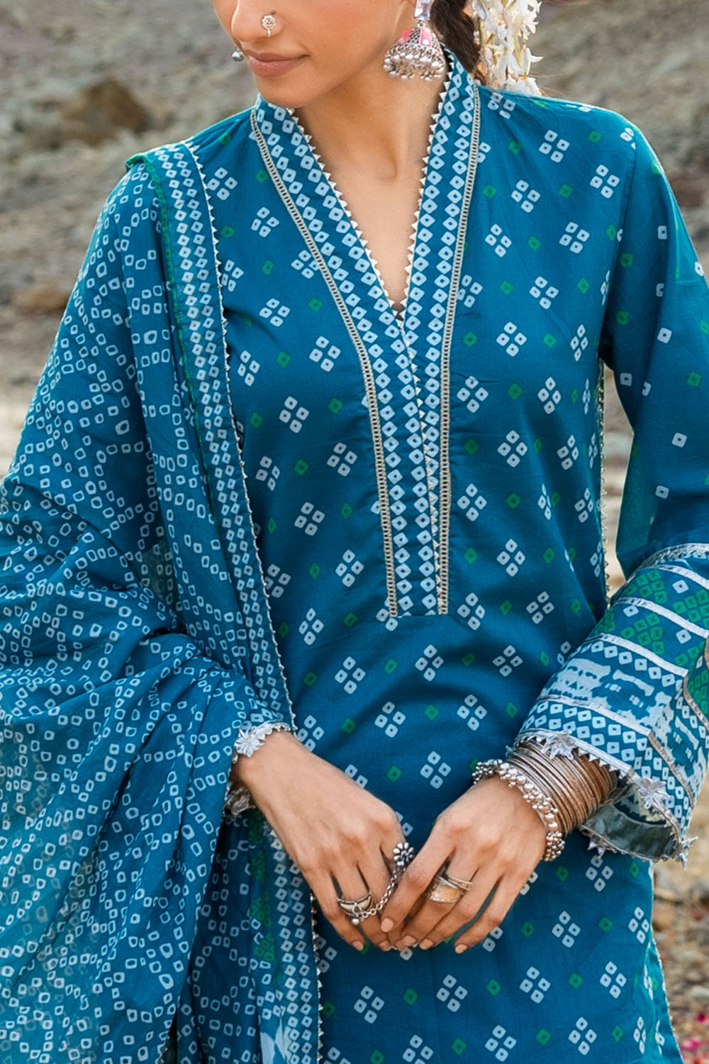 3 Piece Printed Lawn Suit