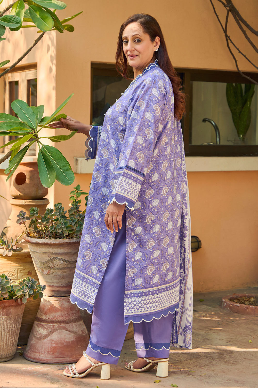 3 Piece Printed Lawn Suit With Dupatta