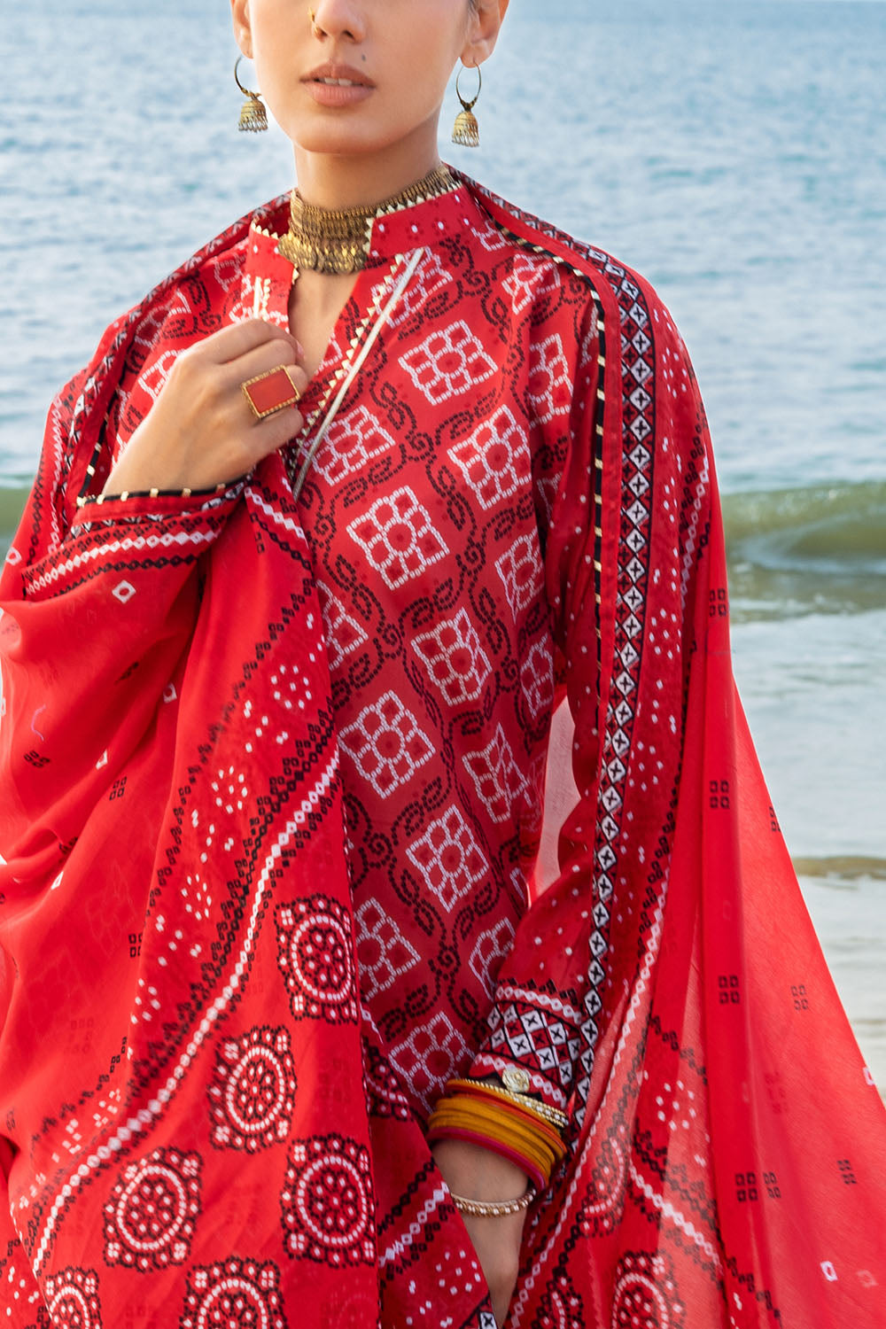 3 Piece Printed Lawn Suit
