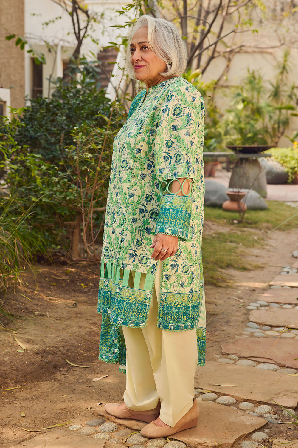 3 Piece Printed Lawn Suit With Dupatta