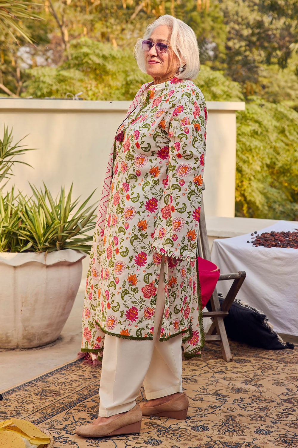 3 Piece Printed Lawn Suit With Dupatta