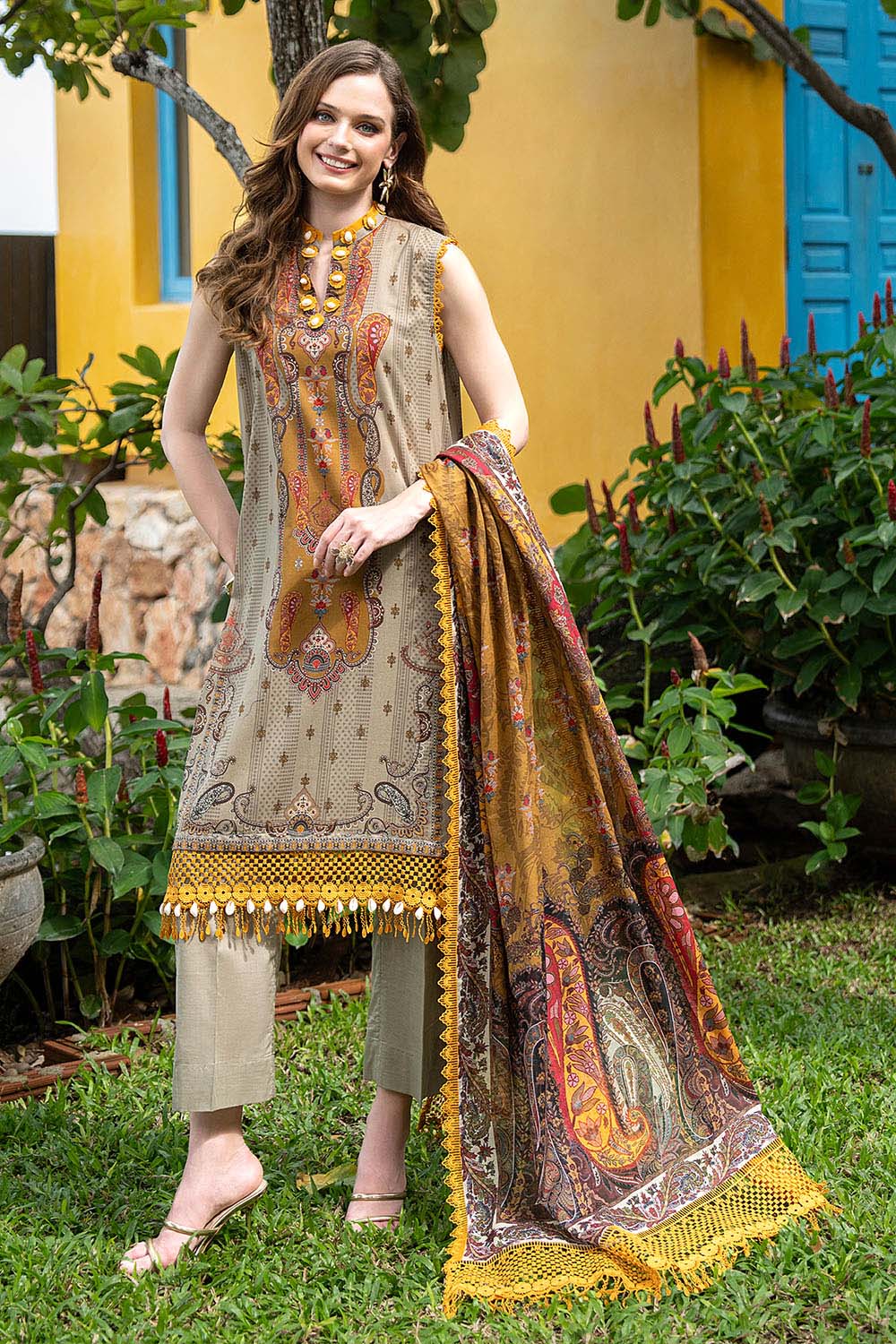 3 Piece Printed Lawn Suit