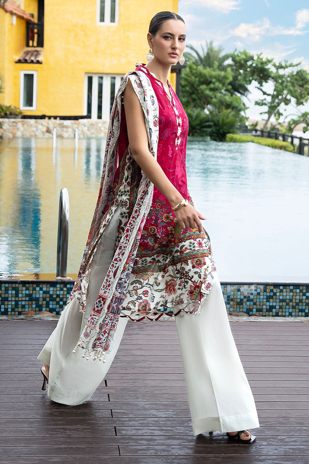 3 Piece Printed Lawn Suit