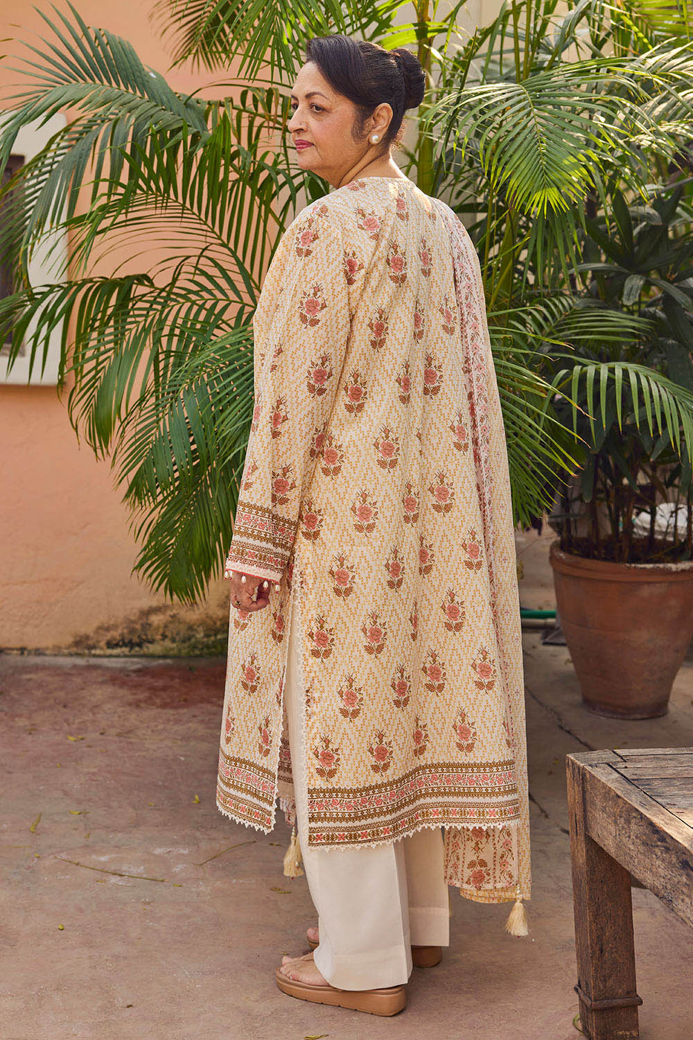 3 Piece Printed Lawn Suit with Dupatta