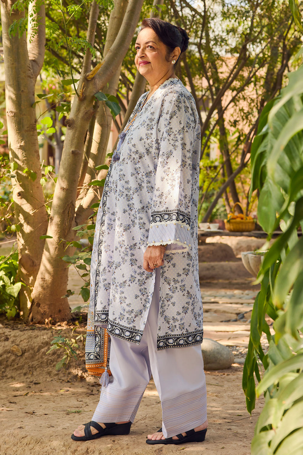 3 Piece Printed Lawn Suit with Dupatta