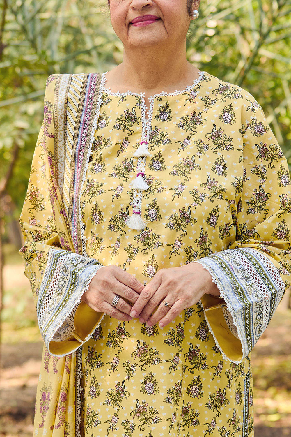 3 Piece Printed Lawn Suit with Dupatta
